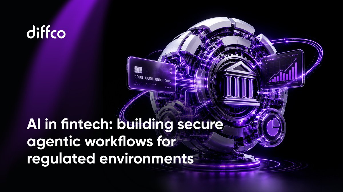 Diffco_us's tweet photo. Our hard rule for AI in regulated finance:

Models propose. Deterministic services execute. The model never holds the keys to a money-moving API.

Policy gates are unit-tested code, not prompts. The model can be wrong. The gate can't.

https://t.co/k0bKb0QJkw https://t.co/FmOQcKiE7n