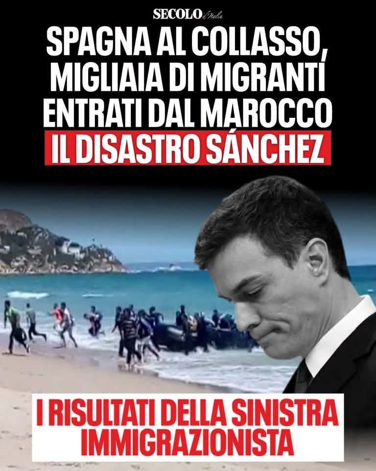 piergiuseppe36's tweet photo. @LegaSalvini Il più minorenne avrà 30 😂😂😂😂 ma soprattutto come corrono a pagare le pensioni agli spagnoli...Prendete provvedimenti al più presto, perché metà di questi parassiti fannulloni che non scappano da nessuna guerra arriverà in Italia.. #DifesaDeiConfine #StopSchengen https://t.co/7PYH91cVvq