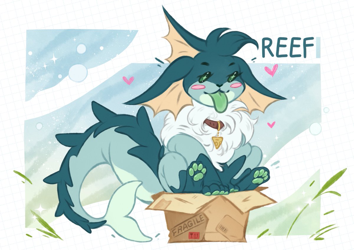 dcayorcus's tweet photo. vaporeon delivery.
#sfw #Pokemonart #furryartists https://t.co/NP1LJ9SEGG