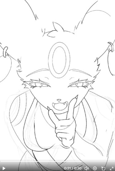 In_b4_bee's tweet photo. @yami_eclair @AkiTheSandShark When they make corrections it makes no sense. When you do this perspective usually one would make a cube or maybe use a 3d model. Their attempts show they don't understand perspective for this view but magically get it right. The boobs especially somehow get auto corrected https://t.co/GC4AZfecEd