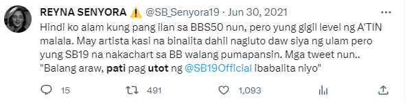 SB_Senyora19's tweet photo. If I would tell my 2021 self na di lang nabalita but umutot pa si Pablo sa Lollapalooza stage, hindi siya maniniwala.

SB19PALOOZA FESTIVAL
@SB19Official #SB19
#SB19atLollapalooza https://t.co/q8m9g4KExx