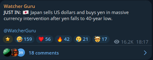 techconcatalina's tweet photo. ⚠️ÚLTIMO⚠️

SEGURAMENTE VISTE ESTA NOTICIA, PERO NADIE LA EXPLICÓ BIEN:

🚨 Japón salió a vender dólares y comprar yenes en una intervención cambiaria masiva, después de que su moneda tocara el nivel más bajo en 40 AÑOS, arriba de 165 por dólar.

¿El resultado? El yen subió apenas 3% contra el dólar. Nada.

🎯 Y ya venían de gastar unos $73.000 millones en la mayor defensa cambiaria de su historia moderna, sin lograr dar vuelta la tendencia.

👉 ¿Por qué una intervención de esa magnitud casi no mueve el precio Y POR QUÉ ESTO DEBERÍA IMPORTANTE?

🔹 Intervenir es simplemente salir a comprar tu propia moneda con reservas. Es un shock puntual: gastás una vez y el efecto dura momentáneamente.
🔹 Pero lo que empuja al yen para abajo no es un shock: es una diferencia PERMANENTE de tasas.
🔹 La tasa del Banco de Japón está en 1%. La de Estados Unidos, en 3,50%-3,75%, y con 57% de chances de subir en septiembre.

🧨 Y de esa brecha nace la operación más importante: el CARRY TRADE del yen.

🔹 Pedís prestado en yenes a tasa casi cero.
🔹 Cambiás esos yenes por dólares y comprás bonos americanos, acciones o cripto que rinden bastante más.
🔹 Te quedás con la diferencia, sin poner casi capital propio.

🎯 El problema es que para hacerlo tenés que VENDER yenes. Millones de operadores haciendo lo mismo, todos los días, durante años.
🎯 Toman prestados yenes, los venden por dólares y con dólares compran otros activos.

⚠️ Y acá está lo que realmente hay que mirar: la única solución de fondo a la depreciación del yen es que el Banco de Japón suba la tasa. Pero eso es exactamente lo que da miedo.

🔻 Cuando la tasa japonesa sube, ese préstamo barato deja de ser barato. El que armó la operación tiene que DESARMARLA: vender los activos comprados afuera y recomprar yenes para devolver la deuda.
🔻 Ya lo vimos en agosto de 2024: el BOJ subió la tasa, se desarmó parte del carry trade y el Nikkei se derrumbó 12% en un solo día, arrastrando a Wall Street y a #cripto.

📍 El BOJ decide mañana. El consenso espera que mantenga la tasa.
📍Pero el 86% de los economistas encuestados por Reuters ya espera una suba antes de fin de año.
📍 Intervenir no arregla nada, solo corre la fecha. El yen barato es el combustible más barato del apalancamiento global, y cuando ese combustible se encarezca, el ajuste no va a llegar en Tokio: va a llegar en los activos que se compraron con esa plata prestada. Justo cuando Asia ya viene rota y la deuda de margen americana está en récord.