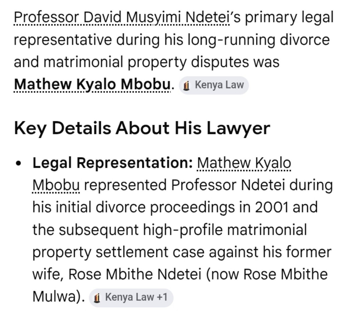 heisbillgates's tweet photo. Coincidentally, her husband's  lawyer Kyalo Mbobu was also assassinated barely 10months ago by gunmen on a motorcycle.Same hit style.
This cannot be a coincidence,Rose mbithe has more questions to answer!
We demand justice! https://t.co/4hkdsTVfJg
