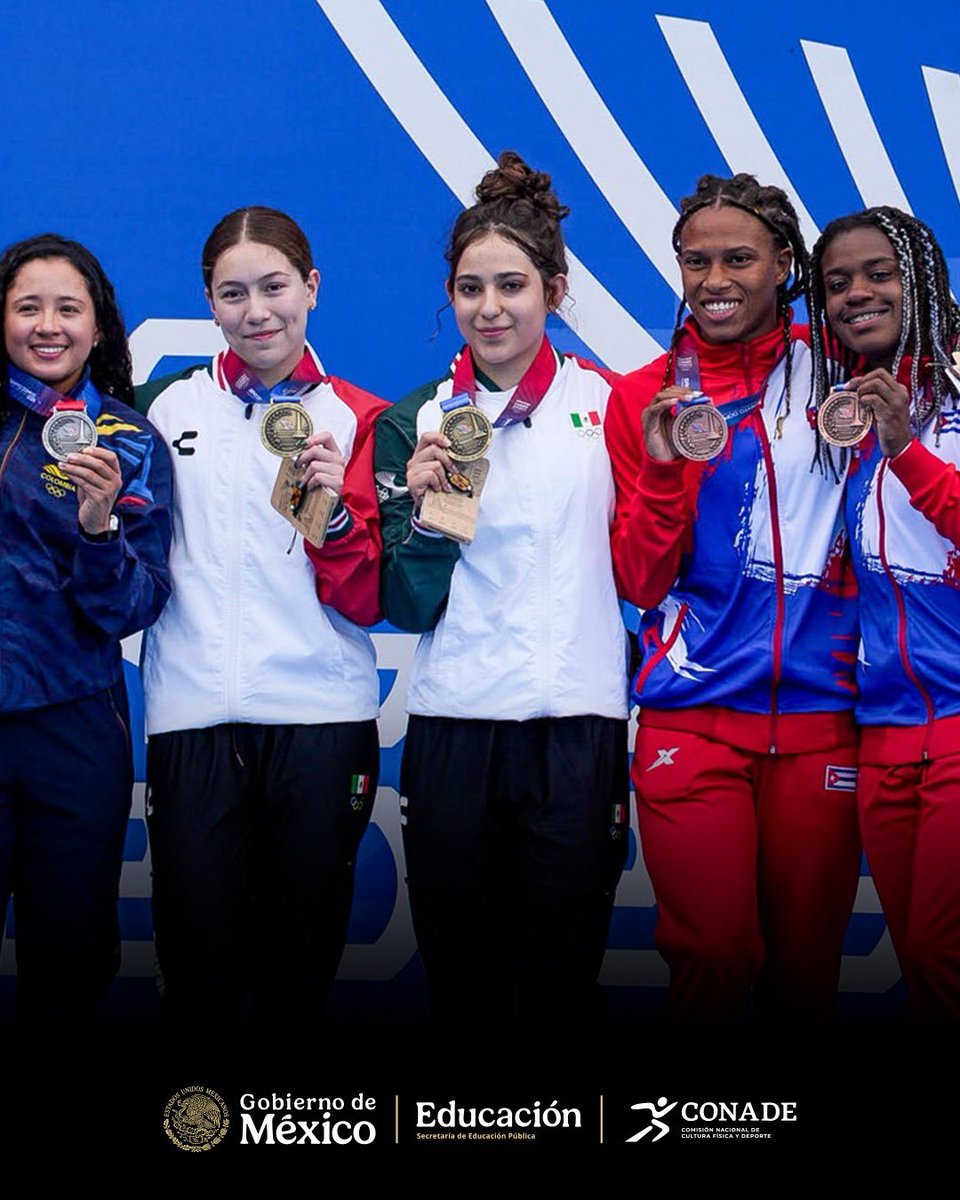 conadeoficial's tweet photo. México salta al podio con una actuación de altura 🇲🇽🥇🥉

La selección nacional de clavados destacó con talento, precisión y grandes ejecuciones, en una jornada donde confirmó su calidad competitiva en el escenario internacional.

#SantoDomingo2026
#MexicanosAlSonoroRugir https://t.co/VXsy5oWxfD