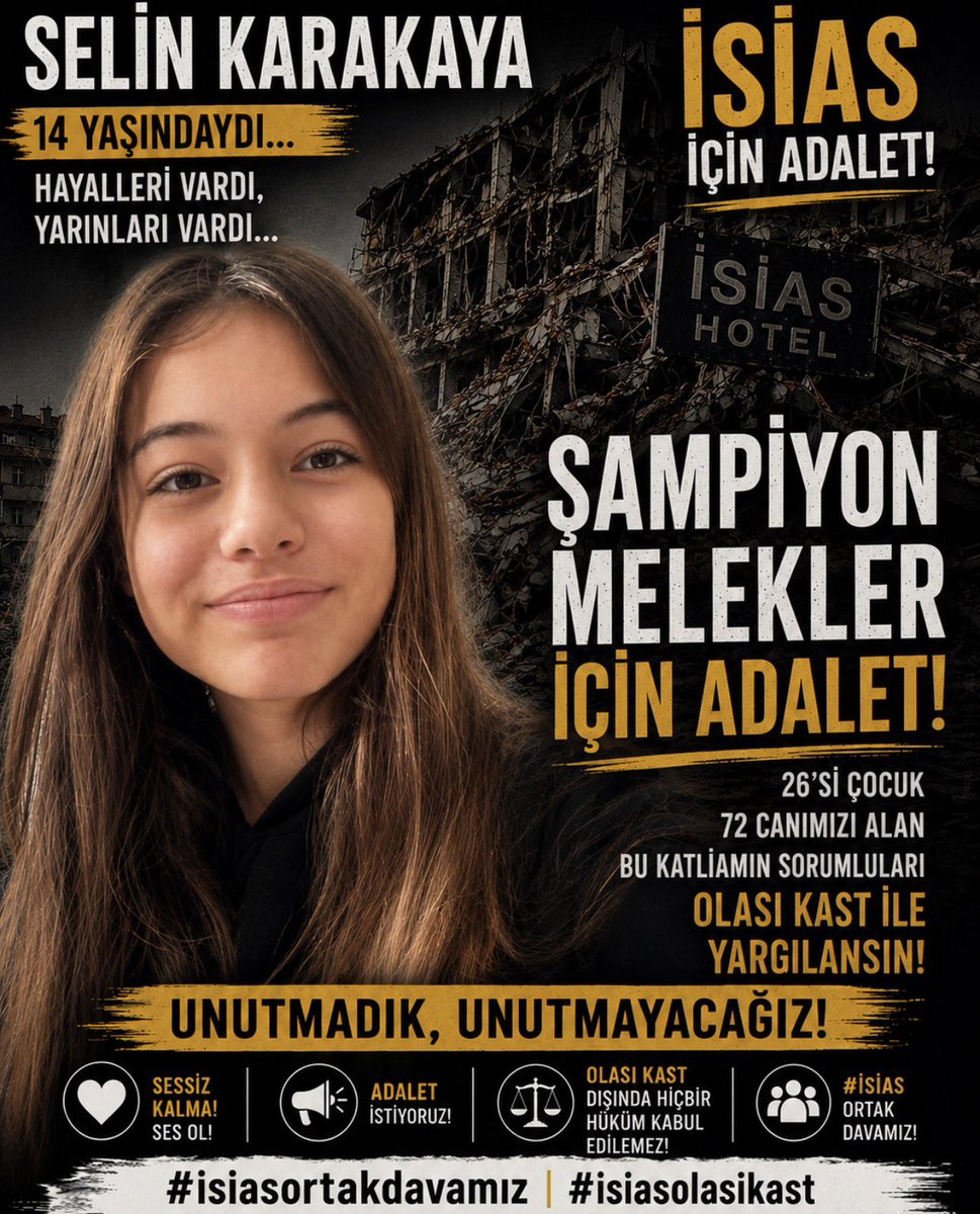 daghanderya1881's tweet photo. Canım Selin…🤍🪽😢

Sizlerin adaleti için hiç durmadım, durmayacağım da.

Sesimiz kısılana, ellerimiz yorulana kadar değil; sizler için gerçek adalet sağlanana kadar mücadele edeceğiz.

Sen gülmüyorsan varsın kıyamet kopsun…

#isiasolasıkast 
#isiasortakdavamız https://t.co/uVzK0MEYAx