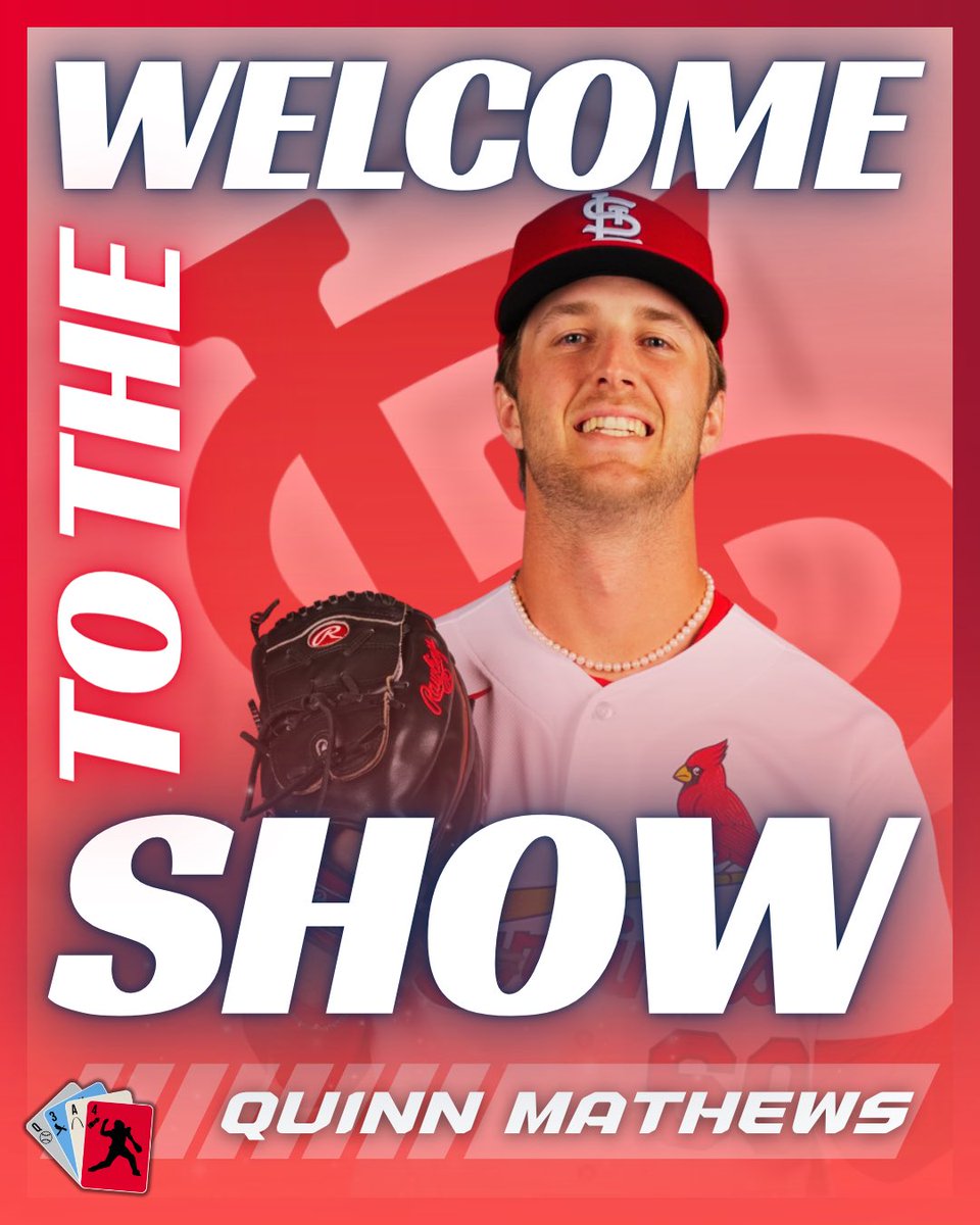 DealinTheCards's tweet photo. Quinn Mathews is being called up for Saturday’s game in Toronto. Welcome to the Show, Quinn! https://t.co/torQW97u41