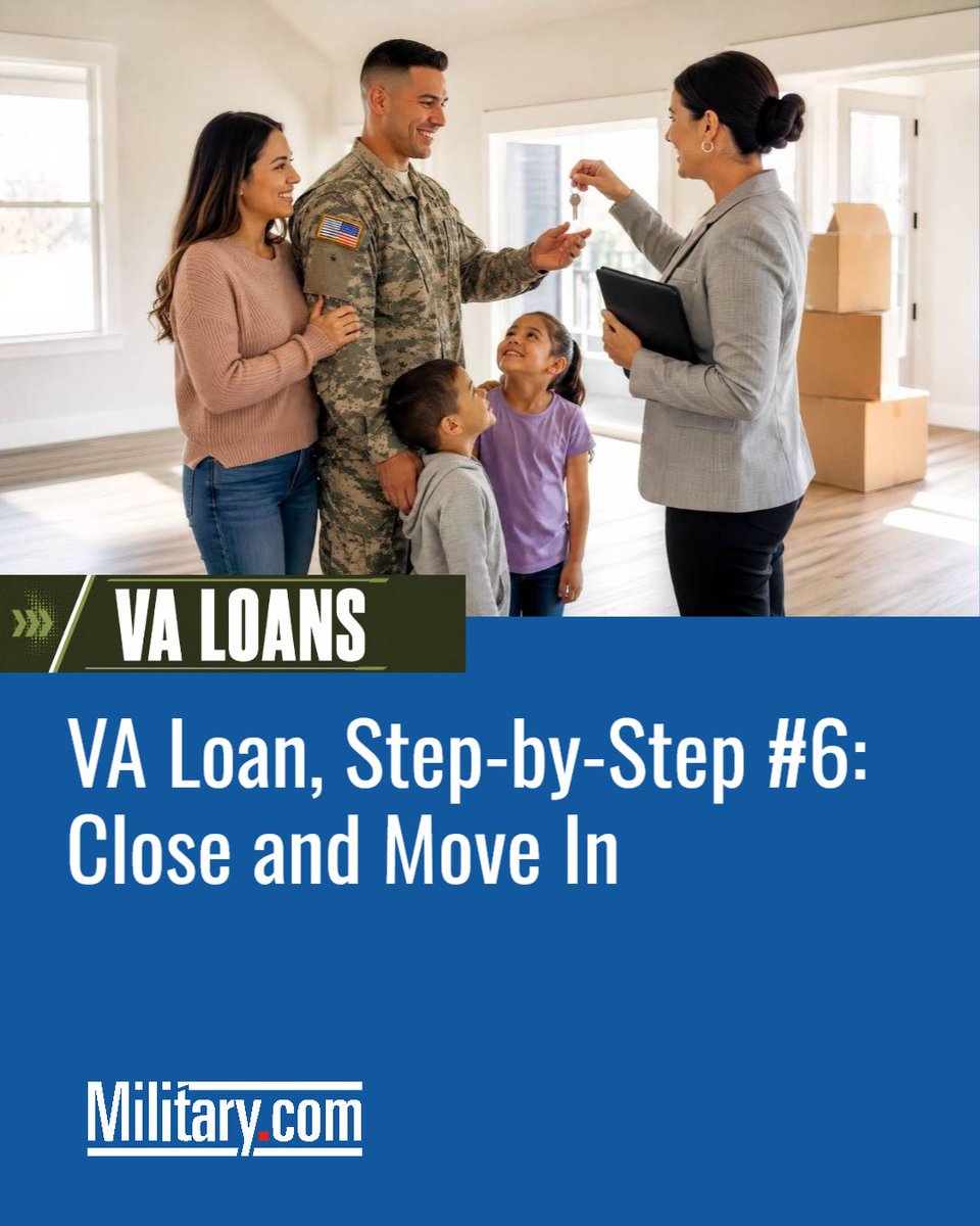 Militarydotcom's tweet photo. Learn the DOS and DON'TS of the sixth step: Closing on your VA loan and Moving In. https://t.co/UORvOIKOPC