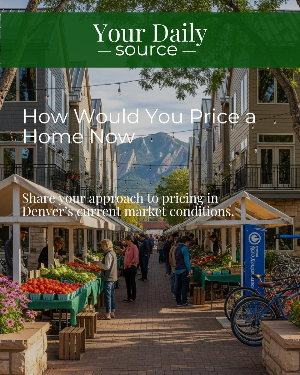 philheep's tweet photo. Denver sellers who price homes in line with today’s balanced, negotiation-driven market see real traction, buyers expect value and flexibility over hype. How would you approach pricing right now? https://t.co/wkLHJYGCna