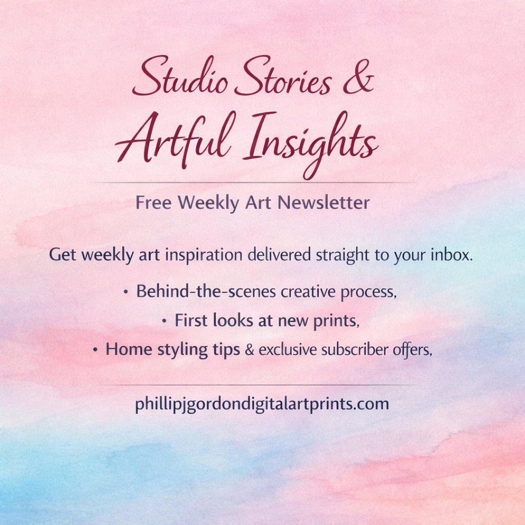 pjgordon_art's tweet photo. Get weekly art inspiration delivered straight to your inbox Studio Stories &amp; Artful Insights brings you behind-the-scenes and exclusive subscriber offers. Free to subscribe. Updated every week. https://t.co/tiVeGwN5mm https://t.co/j4dBtb1fxb