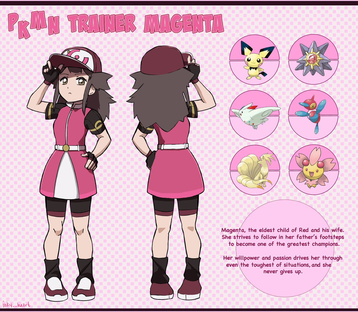 inky__heart's tweet photo. Pokémon Trainer Magenta! Daughter of Red ❤️
✨💕💖💕✨ https://t.co/IYcCEKuy4k