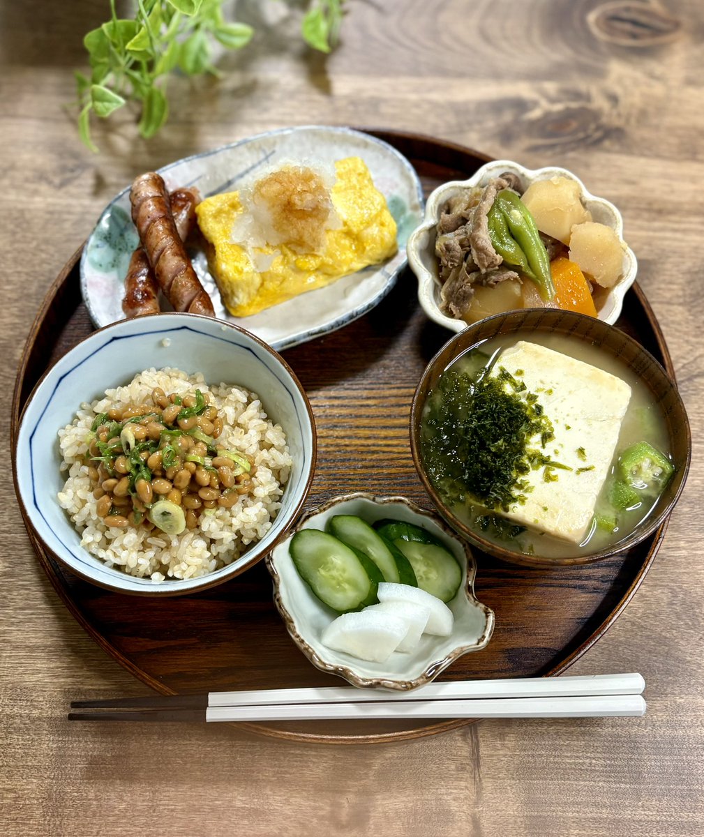yuu1020_'s tweet photo. 私の朝ごはん https://t.co/DXBdKWw5KP