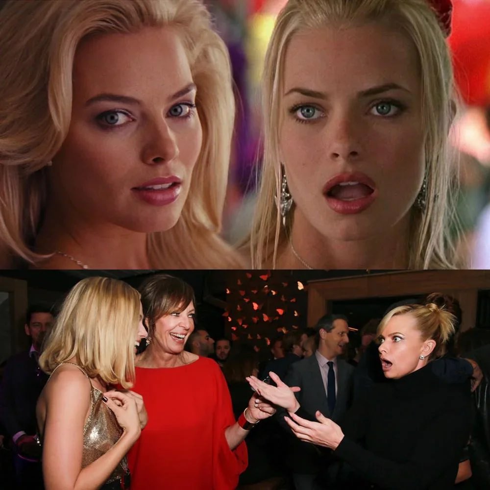 OldInternetFeel's tweet photo. so i'm really supposed to believe she and Margot Robbie are two different persons ? https://t.co/V9kZ4NHbJb