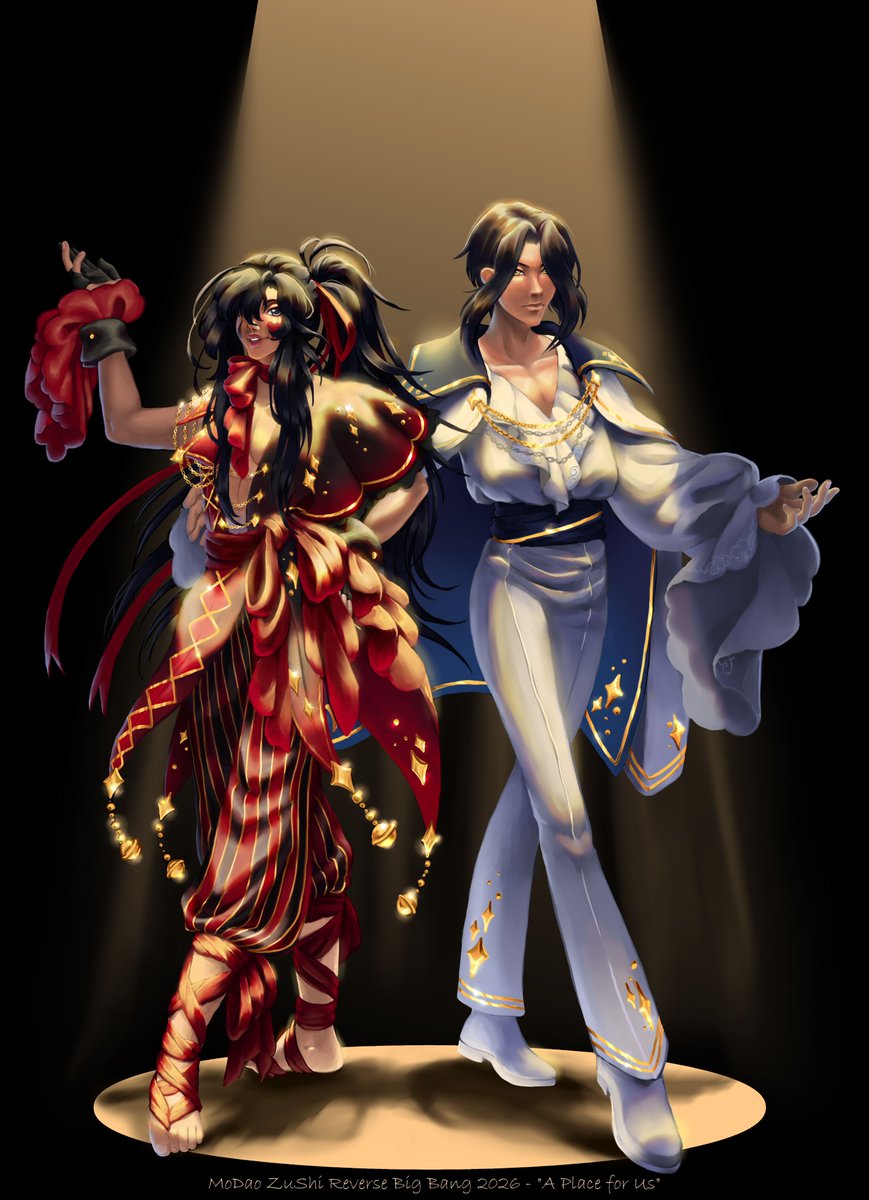 FinallyGotASoMe's tweet photo. "Every night, he wished to be back at the circus. Back with Wei Ying..."

I can ✨finally✨ share my project for the @MdzsRbb! 

Fic: A Place for Us
Author: CielQuill on AO3/cielwrites on 🦋
Beta: @arcticthymesalt 

Fic 🔗in comments!

#MDZS #Wangxian #circusAU #魔道祖师 #忘羡 https://t.co/YUjzNeqNNH