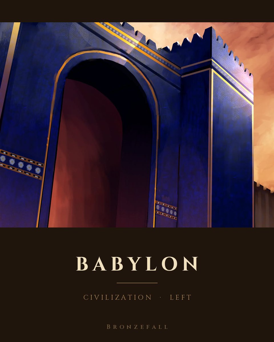 playbronzefall's tweet photo. "The king who rules among the kings of the cities am I." - Hammurabi of Babylon, c. 1750 BCE

Sign up at https://t.co/knTKyjg6vg to know when our Kickstarter goes live!

#boardgames #cardgames #gameart https://t.co/pMo40tjHfq