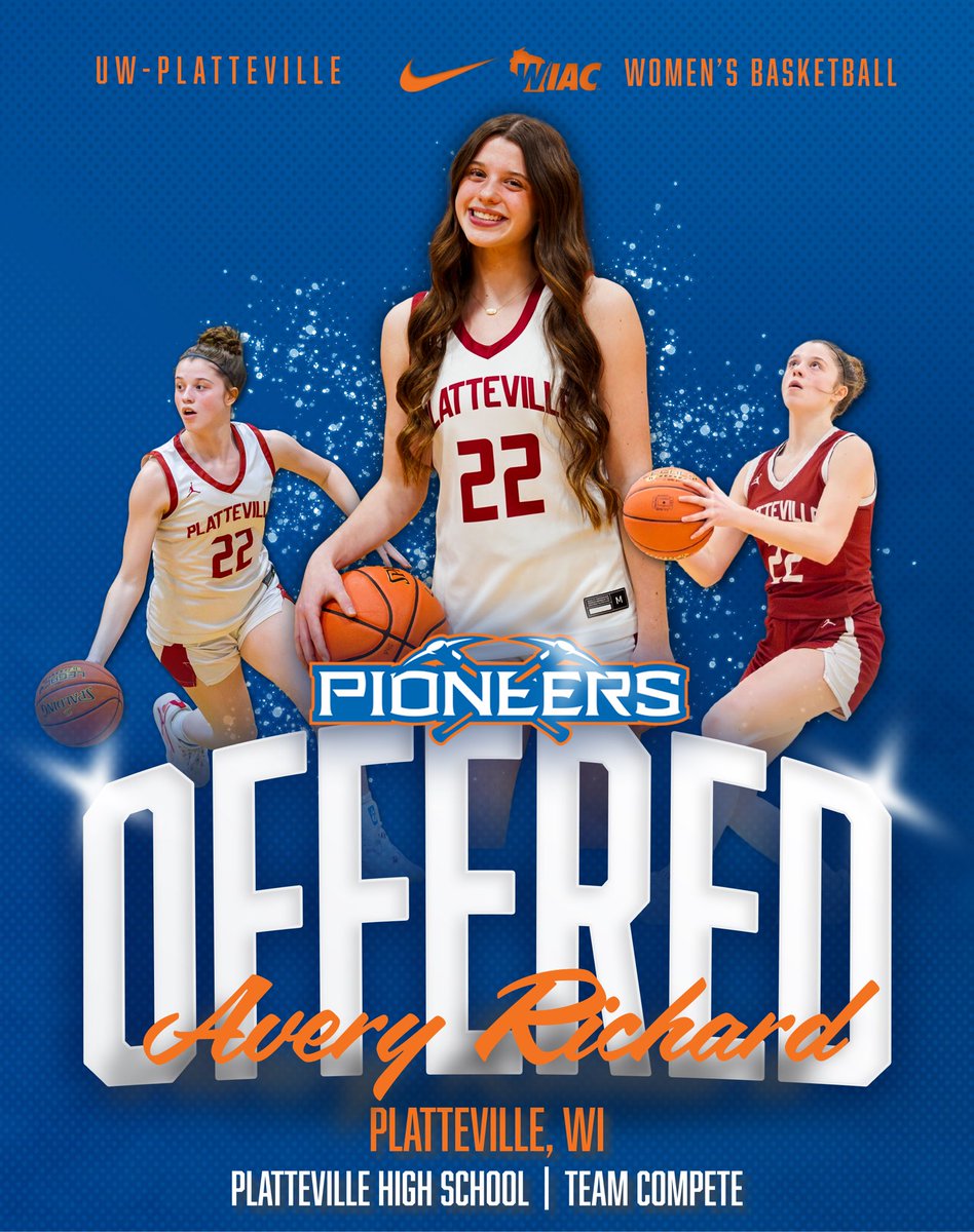 averyrichard_1's tweet photo. After a great visit at @UWPlattWBB I am excited to receive an offer to play for @CoachMcNiffUWP @CoachDels !! 

@PGHWisconsin @mikemillsnc @BradyJ_Peterson @ProductionsW7 @pgh_lisa @NorbertDurst https://t.co/Kz7OAYW60p