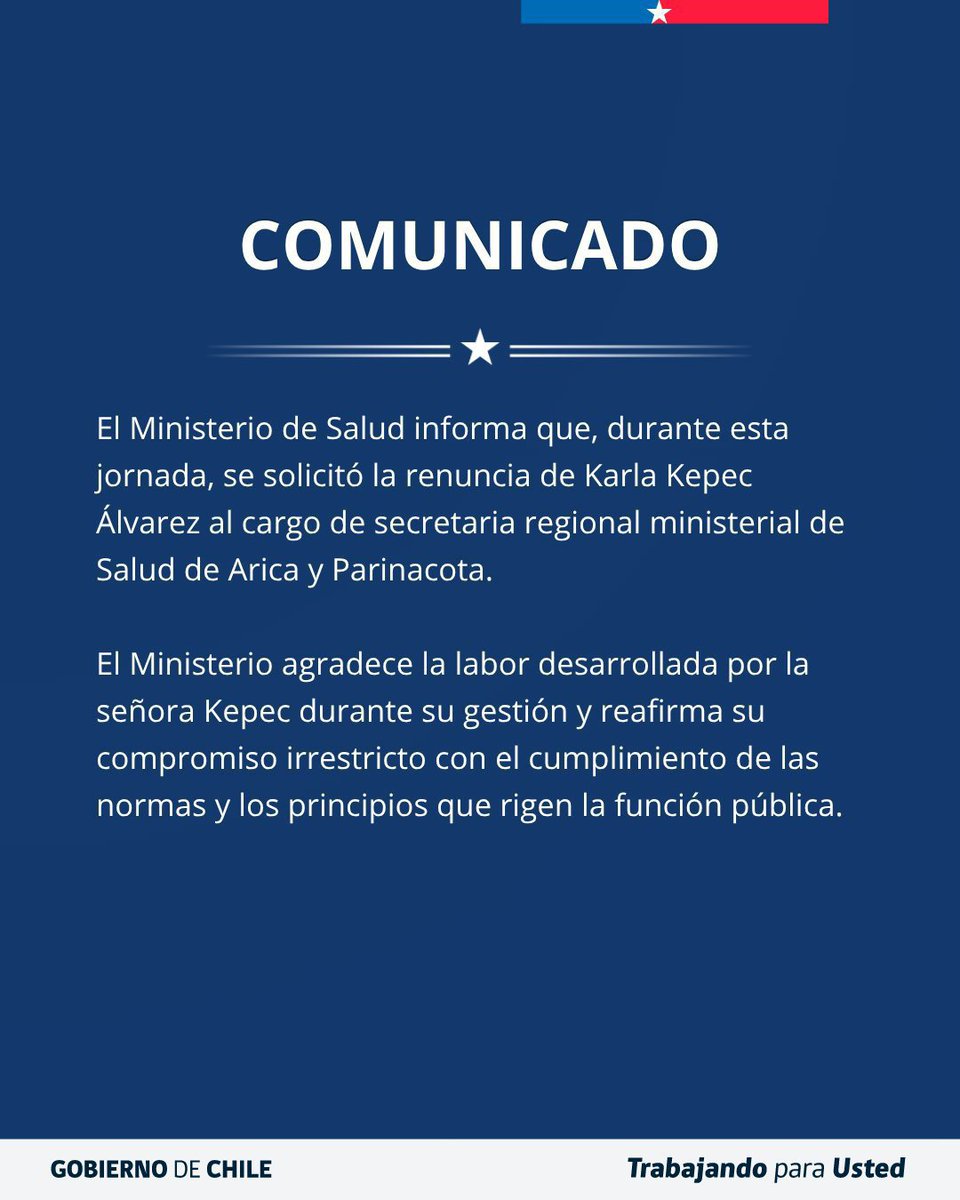 mutante321's tweet photo. @ministeriosalud 🟣@ministeriosalud pide renuncia de #KarlaKepec después que se filtrara vía #Wasap requisitos que debían cumplir los tecnólogos médicos que iba a ser contratados: Ser republicanos y hijo de militantes de la secta @PRChile del hijo de #Nazi, @joseantoniokast 😏
#Temuco #Chile https://t.co/usBgIoo05R