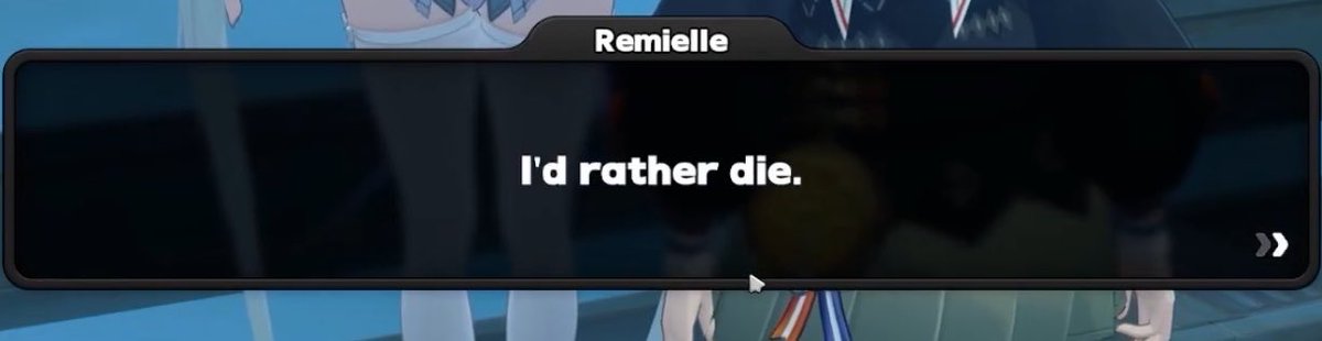 zibaipilled's tweet photo. Remielle hiding the fact she hates what she has become and what Thaumiel has made of her behind a mask of confidence is so fucked up https://t.co/P5XgNNst4U