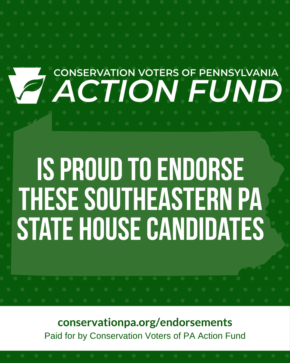 ConservationPA's tweet photo. Get ready for the November 3 election by exploring our second round of Southeastern PA endorsements! https://t.co/hbRgQGKJPW https://t.co/JnKweO8KSE