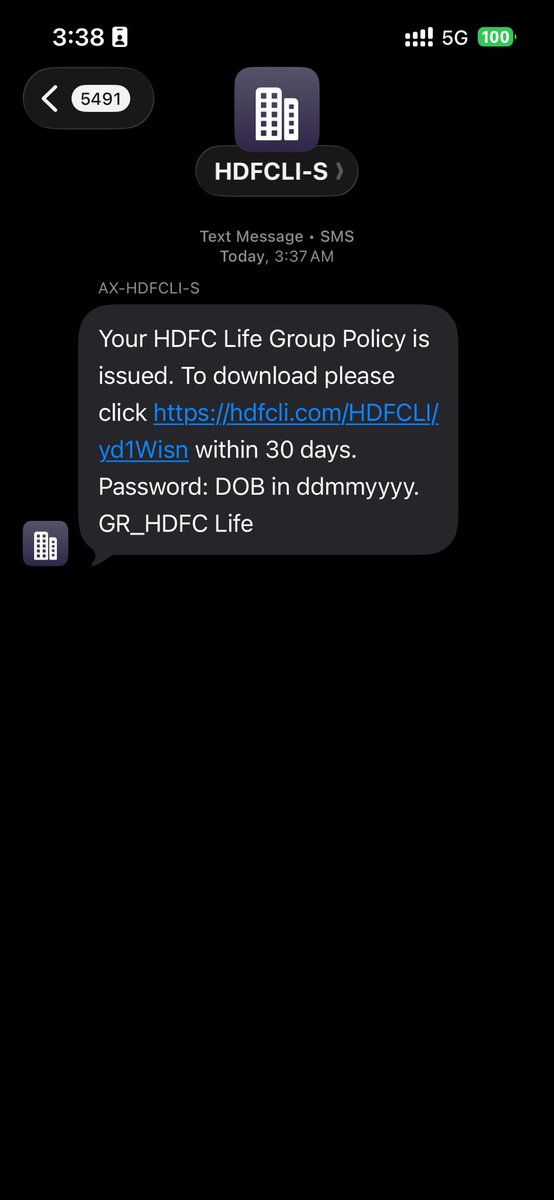 Kamlesh_Ayodhya's tweet photo. @HDFCBank_Cares  @HDFC_Bank 
@HDFCLIFE  @HDFCBankNews 
Seems to be a spam message! FYI https://t.co/ReaLZF5UEU