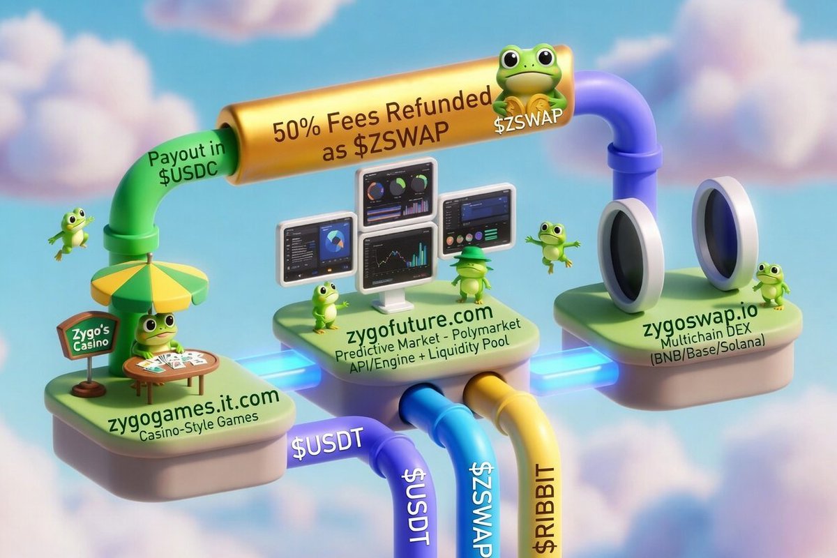 web0lenny's tweet photo. Here's the part that matters for the bond though. Zygo runs a dual token setup, $ZYGO and $ZSWAP, and they're not the same thing wearing two names. $ZYGO handles utility and fee reduction. $ZSWAP is the liquidity reward token, which is also the one the current bond is for. https://t.co/IIC0V6eB3F