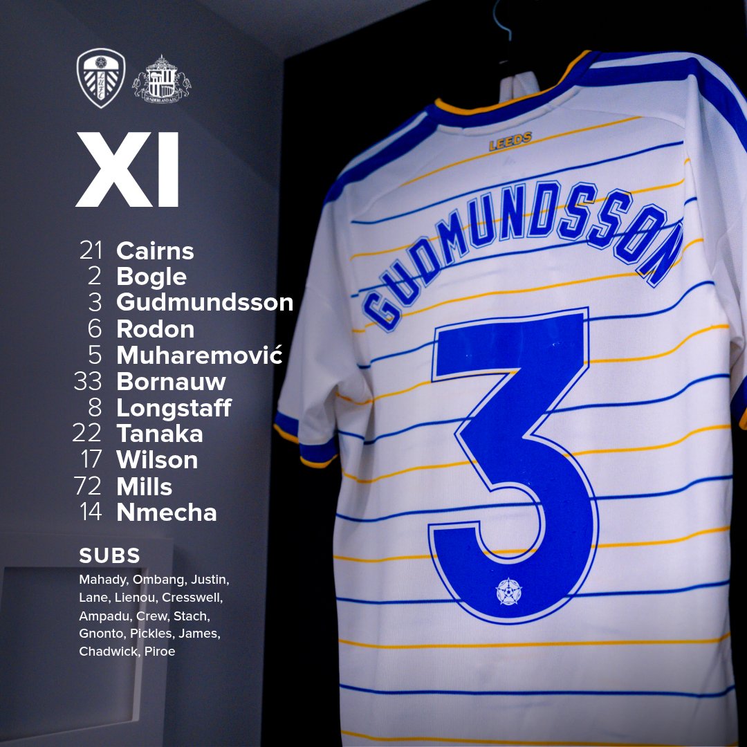 LUFC's tweet photo. 📋 Your #LUFC XI... https://t.co/Ym917HQmK3