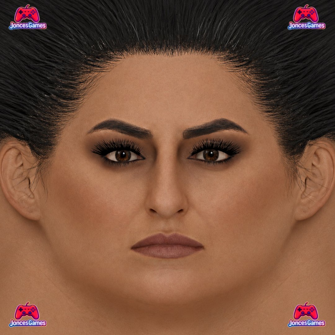 joncesgames's tweet photo. Sonya Deville face texture #WWE2K26 #facetexture https://t.co/JnjHwHgnmB