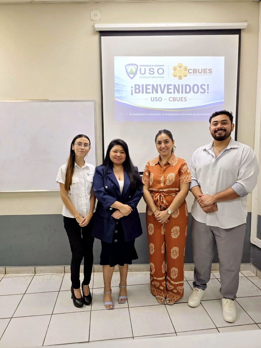 cbues_sv's tweet photo. 📚🤝 CBUES visitó la USO como parte de su Programa de Fortalecimiento Institucional, generando un espacio de diálogo sobre servicios bibliotecarios, apoyo a la investigación, visibilidad académica y nuevas oportunidades de colaboración.
Más es:https://t.co/U9dPHyTJYd
#CBUES #USO https://t.co/Kmx6dEjA5L