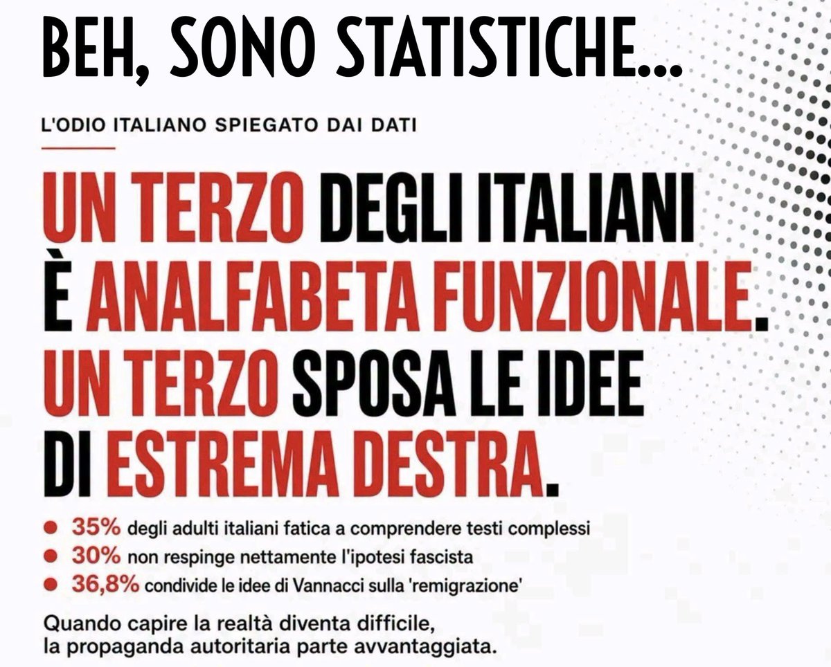 LyonLollino's tweet photo. Gli studi sono gli studi, statistiche esatte che definiscono e illustrano molto. https://t.co/RhPTg3VFL5