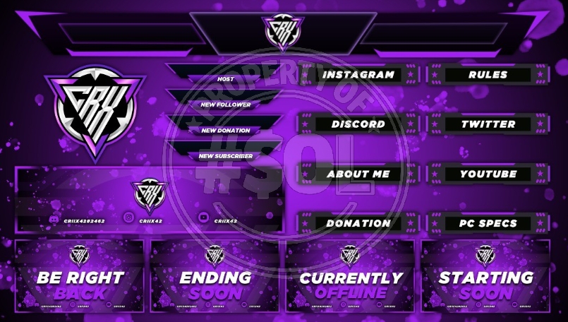 ava_designz's tweet photo. Stream pack done! 💫

HMU If anyone need/looking for someone Graphic designer, GFX artist, who do/make Logo, Banner, Thumbnail, Emotes, Sub badges, Overlay, Kick/Twitch packages, Stream Revamp/Branding, Illustration, Pixel art, 2D/3D Animation with UNLIMITED REVISIONS!📷❤️🖤 https://t.co/AUgtOpwras
