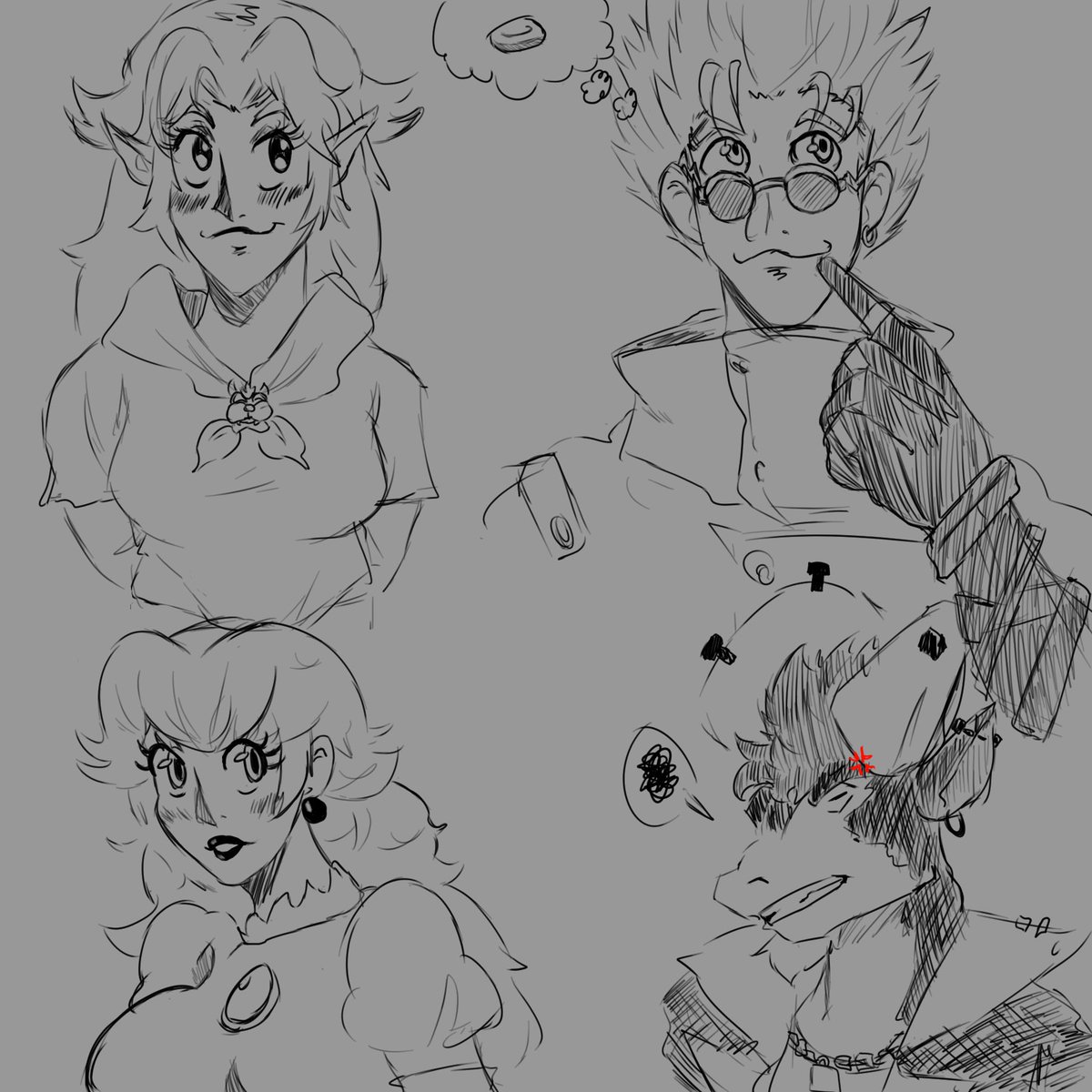 Its_Nyoibo's tweet photo. #deadlock
#Trigun
#Malon
#PrincessPeach https://t.co/ycnfaa4Eab