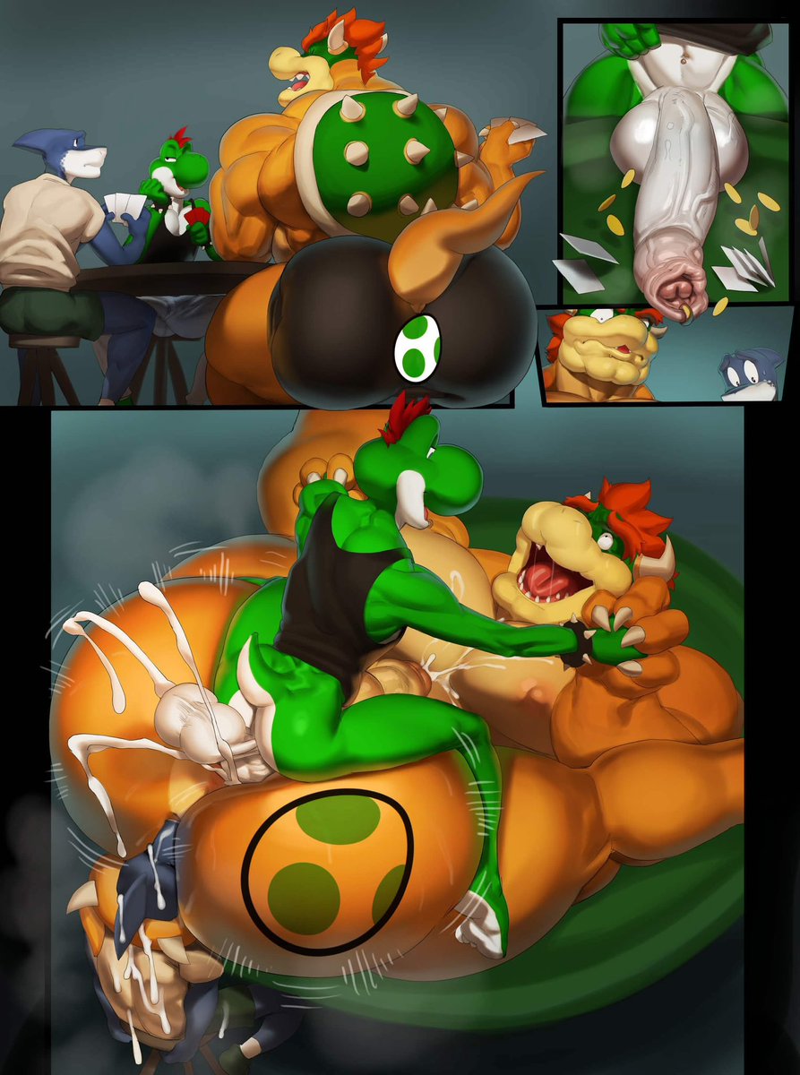 KINGBREEDER's tweet photo. ᅠ
 Don’t mind him, just SLAMFUCKING @SHXLLXDKING’S BUSSY AGAIN.

  He can’t help himself ! Forcing the king to flaunt around his new tattoo is so fucking fun.

 Yoshi’s making sure EVERYONE knows just how much better he is than them all.
ᅠ https://t.co/XTj5aiAF5w