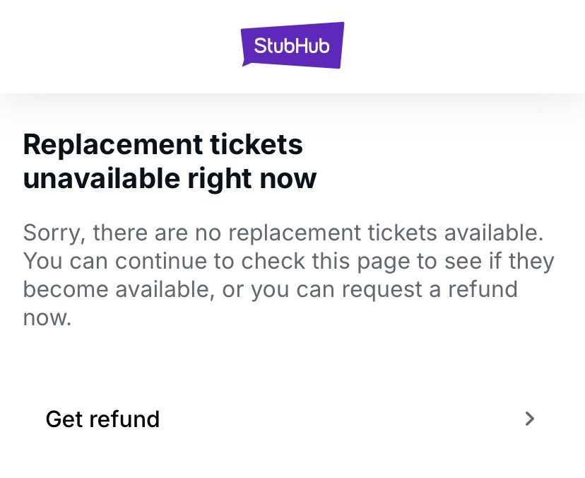 RonanGriffin4's tweet photo. @StubHub 2 hours on the phone trying to resolve tickets to an Ella Langley tonight. I purchased these in February and they are not released. You are only offering a refund despite there being tickets available on your website. Just absolutely ridiculous customer service. https://t.co/QHa2Y53wmj