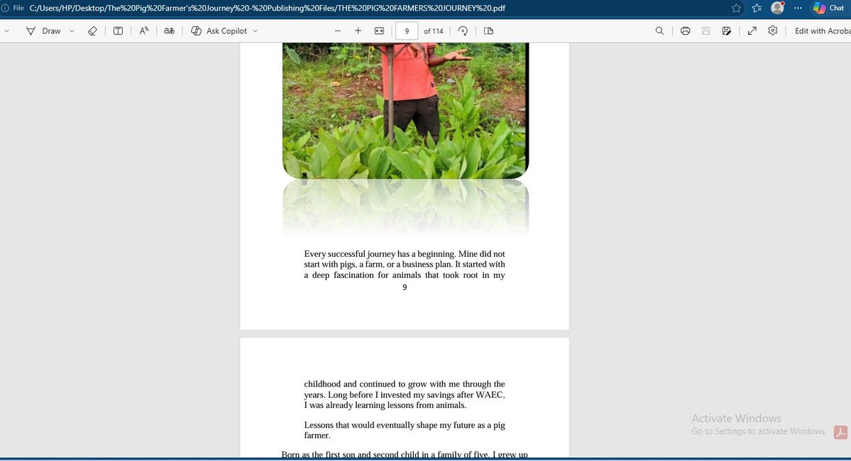 Wills_Exchange's tweet photo. Many have asked how I started pig farming at 17 after my WAEC.

That's why I spent 6 months writing 
"The Pig Farmer's Journey"—sharing my experience on pig feeding, health management, startup capital, and more.
Grab a copy 👇
https://t.co/qlhjypOmiL

WhatsApp: 08058811642 https://t.co/XF2EjDZtmy
