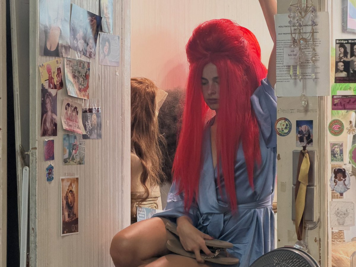UpdatedTS's tweet photo. Addison Rae photographed on set for Troye’s upcoming single, via his Instagram ❣️ https://t.co/HhKP4rnsLV