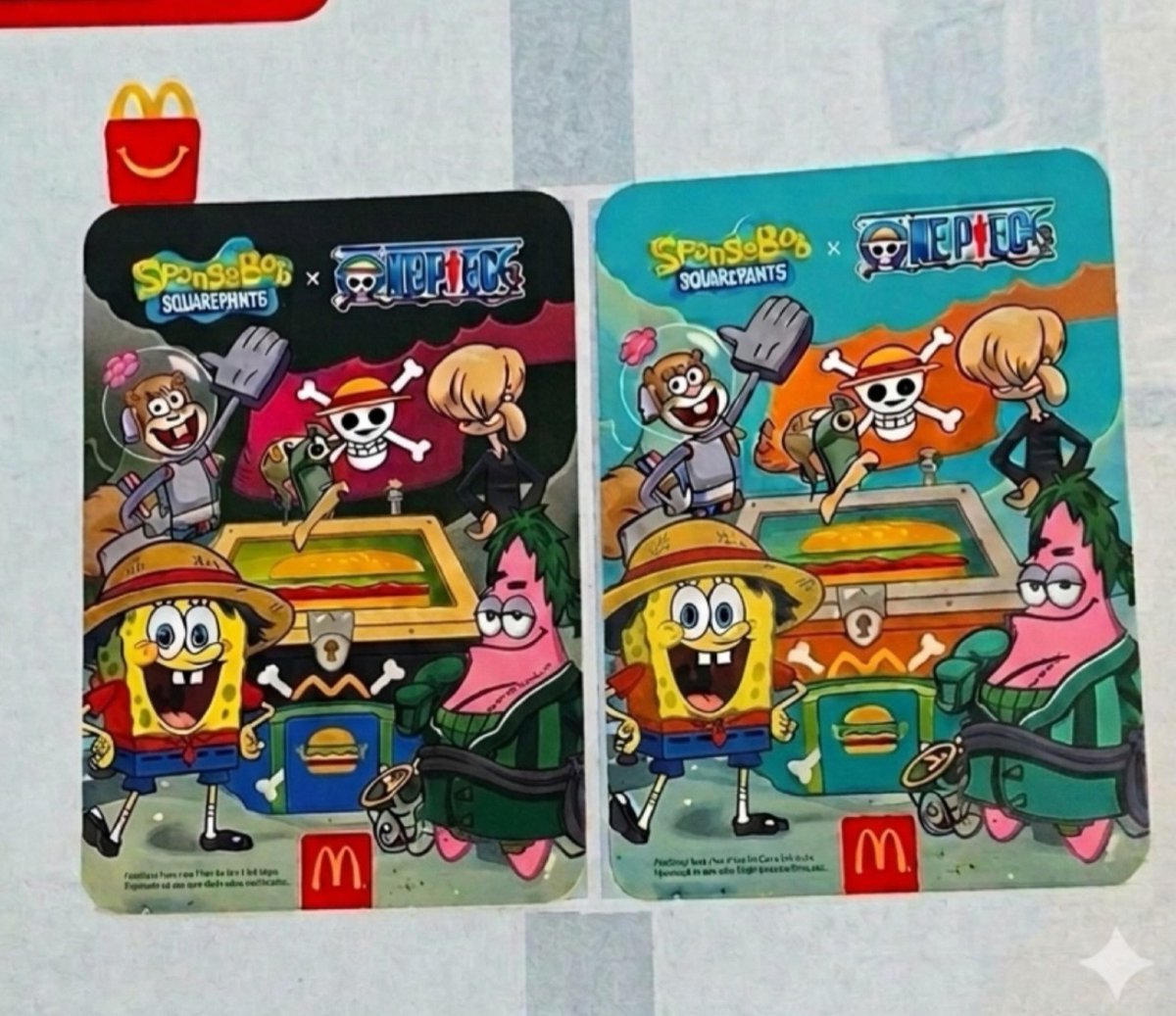 EricCLFung's tweet photo. Leaked McDonald's One Piece TCG  SpongeBob Cards???!!!!!! Tttffff
😱😱😱😱😱😱😱
😱😱😱😱😱😱😱 https://t.co/HwEAdXS52s