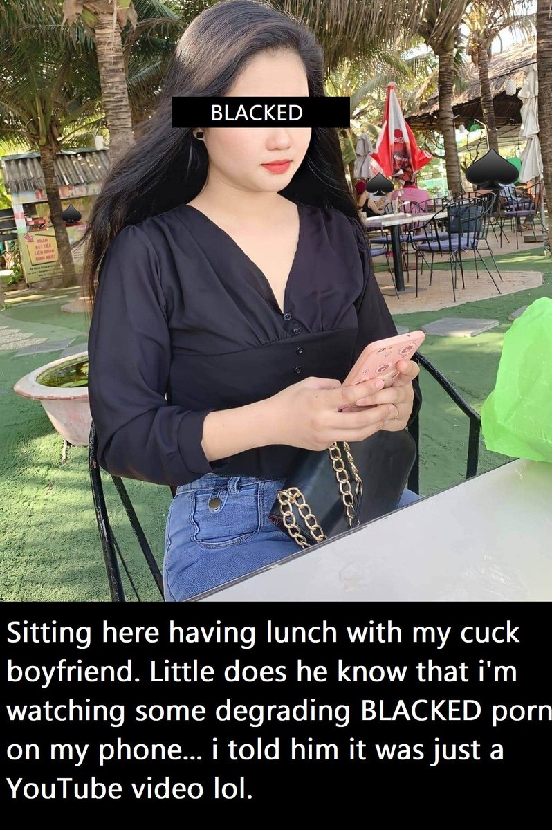 Ebonsmith89's tweet photo. This is becoming so common! I wonder what these guys would think if they knew their girls fantasize about Black Bulls?

#Cuckold
#RiceBunny
#SnowBunny
#qos 
#Blacked 
#BNWO https://t.co/VIahkHfkEv