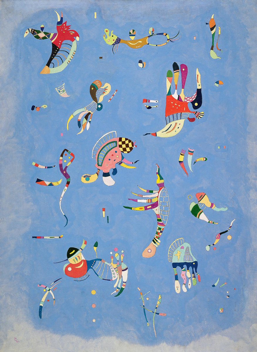 marysia_cc's tweet photo. Wassily Kandinsky 
Sky Blue, 1940 https://t.co/TXIemImlnA