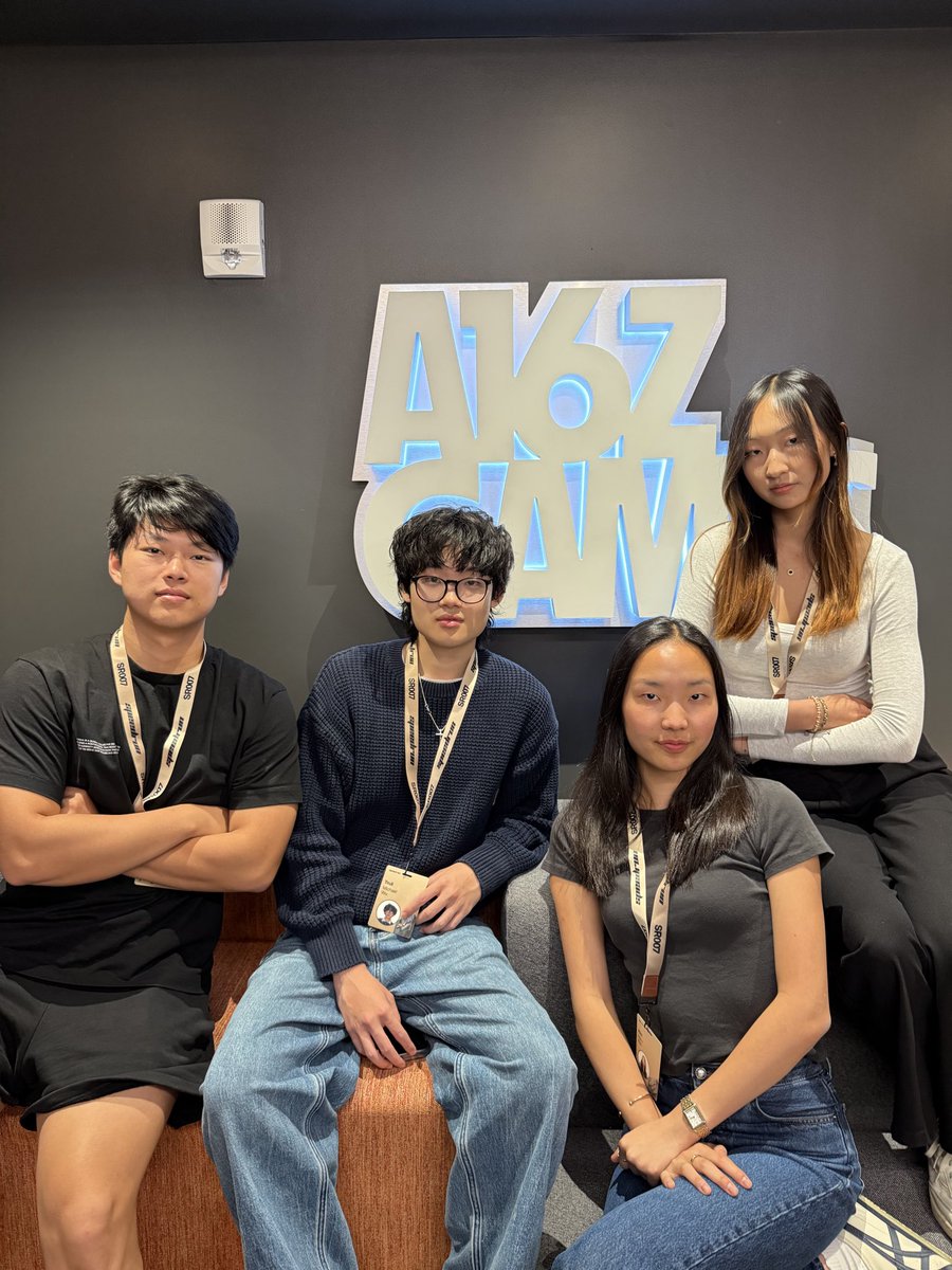 michael_wu8's tweet photo. day 3 a16z speedrun ✅✅✅ https://t.co/rnQqheZEax