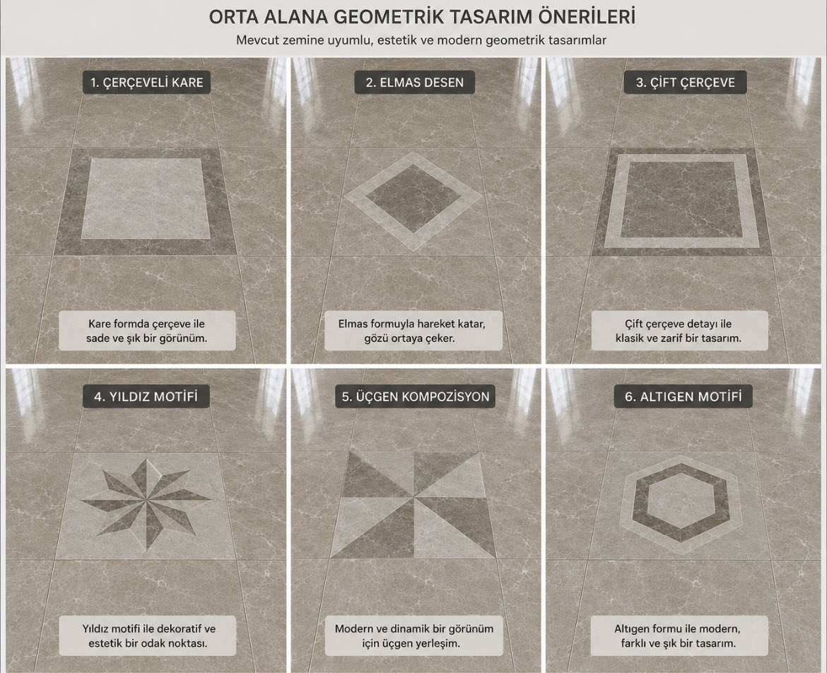 kul4466's tweet photo. @emraslnn Köşe kenar az kullanılan göze çarpmayan bir yerden mermeri alıp buraya yerleştirsizler burdaki parçayıda oraya taşısınlar sorun çözülür yada görseldeki gibi bir desen yapılarak kusur gizlenir. https://t.co/ADe3IZ0Shy