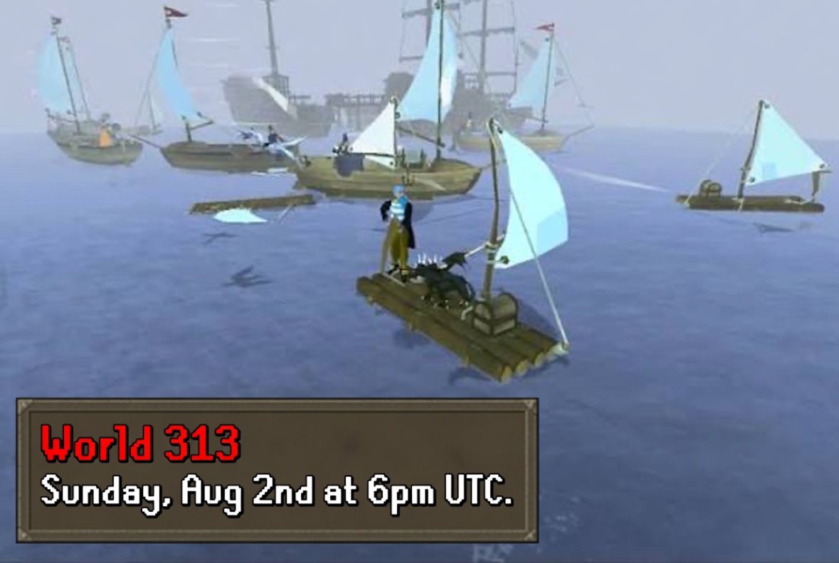 07osrsPlug's tweet photo. @Jamzful hey it’s me again! Would this be something you are your community would be interested in? 

Event: Sea of Thieves x OldSchool RuneScapes 70 Seas of Gielinor. 🏴‍☠️
World: 313
Date & Time: Sunday, August 2nd at 6:00 PM UTC
Location: The Pandemonium Island🏝️
Spread the word in your clans or groups or communities 🫡