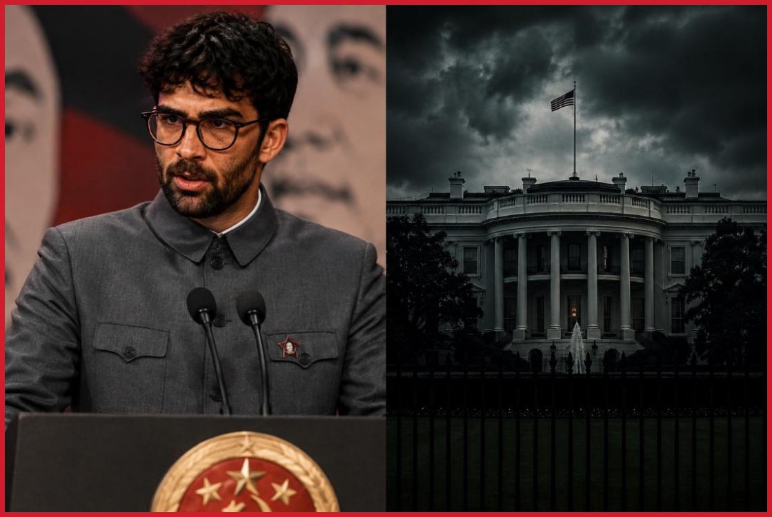 redlineintelhq's tweet photo. The DNC's college wing gave its main stage to a guy in a Mao suit who said America deserved 9/11. Democrat Senate candidates line up to campaign with him. So Hasan - now that you're 35, when do you file? 🗳️ https://t.co/He7CaVz7NX
