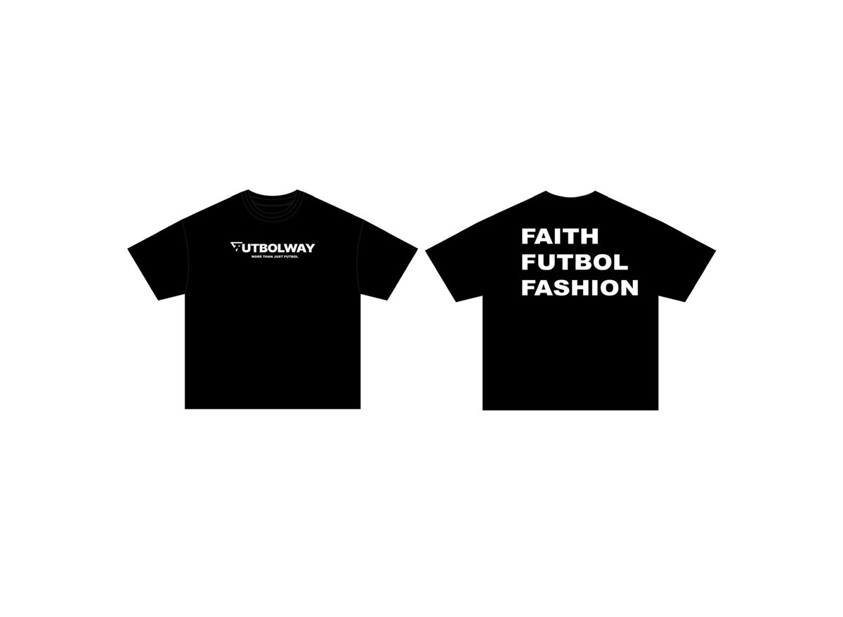 FUTBOLWAY's tweet photo. DROP 01: VALUES

NEVER LATE TO SHARE.

FAITH.
FUTBOL.
FASHION. https://t.co/BWu1C1AuVN