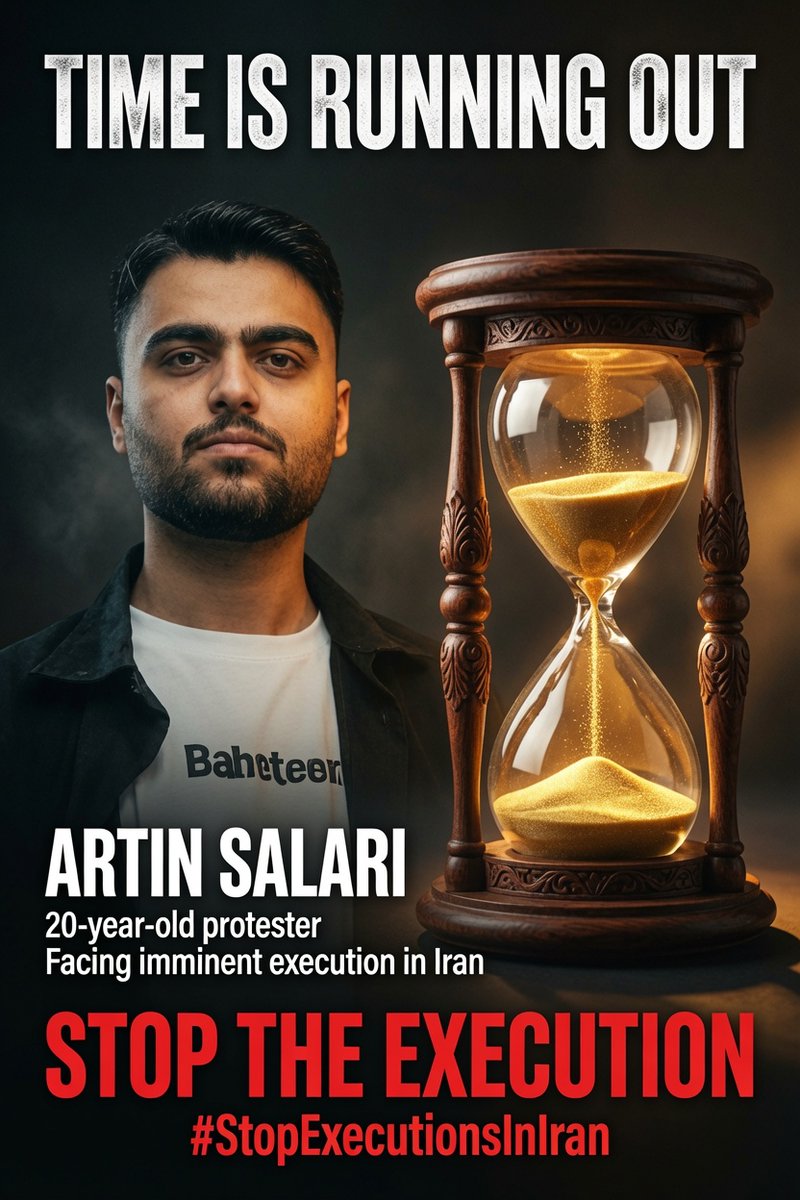 VianaAriayi's tweet photo. 🚨20-year-old ​#ArtinSalari  from Nurabad Mamasani, was arrested for participating in the January protests &amp; is now facing the imminent threat of execution.
​We must act before it is too late. 
Please be his voice!
​#StopExecutionsInIran
@amnesty @hrw @UNHumanRights
#آرتین_سالاری https://t.co/WirBP7MDyn