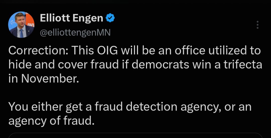 gus_heather's tweet photo. 1. I wrote this OIG bill and worked diligently with Republicans to make sure it was a truly independent office to detect fraud.
2. It was a stand-alone bill we worked on for two years. He literally voted for it. Maybe he should read it? #mnleg https://t.co/dsqSB5tq0k