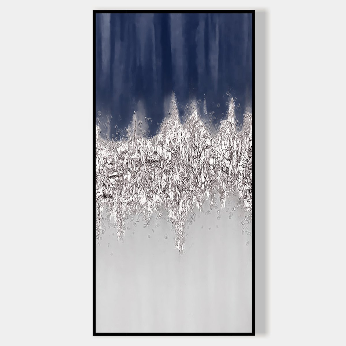 ridyarthk's tweet photo. Navy Blue Silver Abstract Oil Painting #ridyart #painting
$148.20 
➤ https://t.co/5LNjpqS2M3