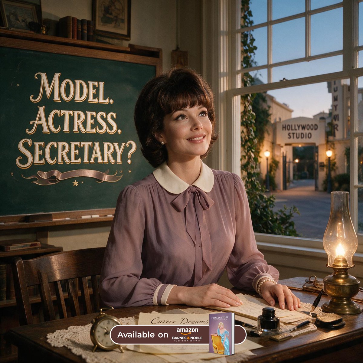 YorkTrail's tweet photo. When a seventh-grade teacher warned Francine York that modeling and acting were almost impossible careers, Francine added “secretary” to the assignment, but not to the dream in her heart.

Available now on Amazon.
 https://t.co/oHK5Y2LJk3

#FrancineYork #ATrailOfStardust https://t.co/pkghdJblGu