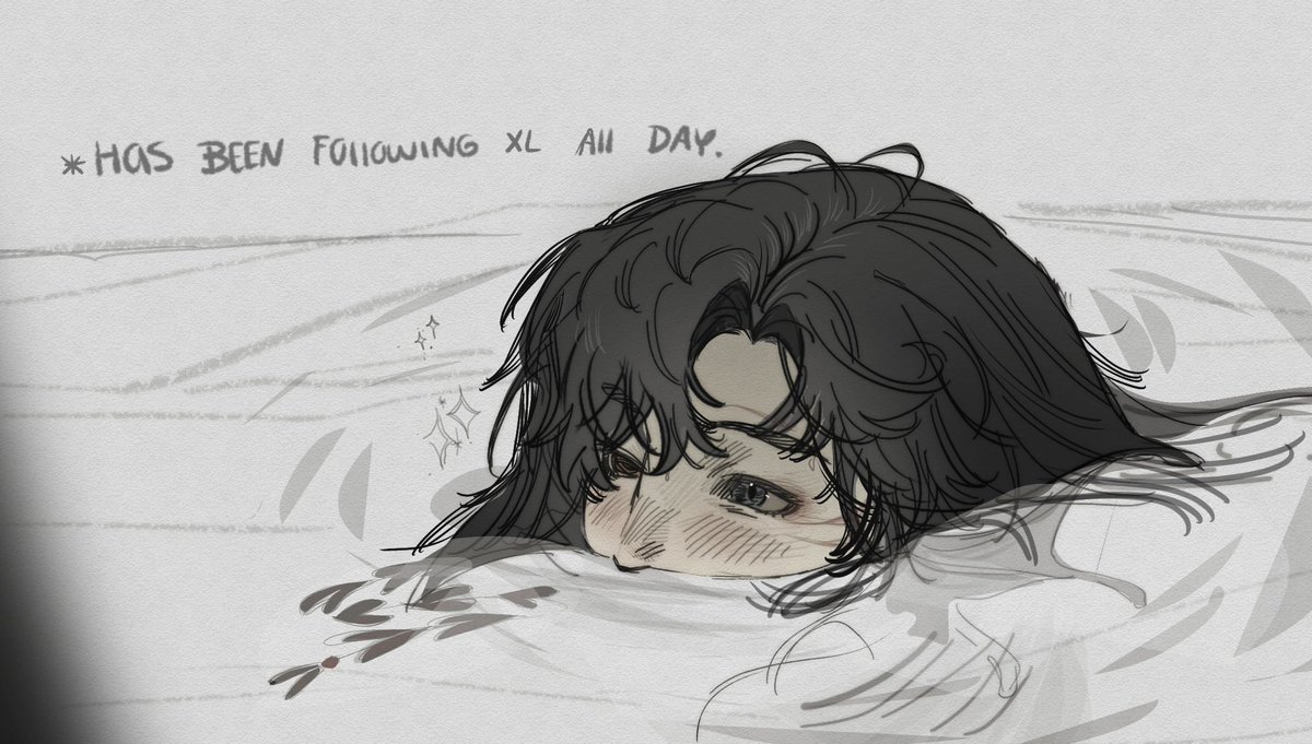enrozded's tweet photo. Today’s warm up is siren hua cheng, such a cute au 🥹 https://t.co/CC8iuArrT5