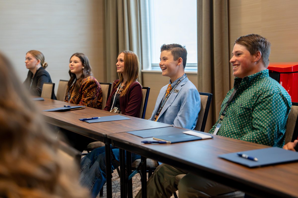 Okpork's tweet photo. Agriculture advocacy is in good hands! 🤩

We welcomed outstanding students from across Oklahoma for Youth Pork Advocates Day, where they built the knowledge and confidence to share their stories and advocate for our industry.

The future of agriculture is bright! https://t.co/NdnW1Bqee6