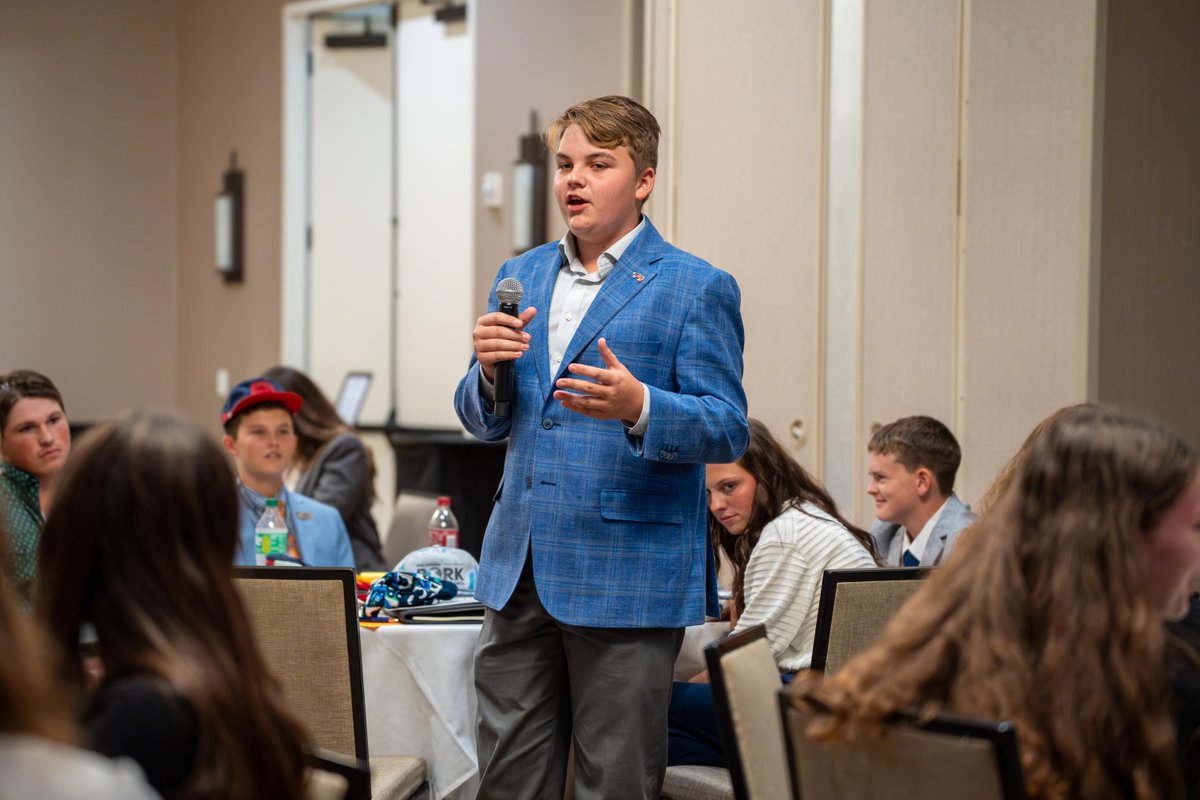 Okpork's tweet photo. Agriculture advocacy is in good hands! 🤩

We welcomed outstanding students from across Oklahoma for Youth Pork Advocates Day, where they built the knowledge and confidence to share their stories and advocate for our industry.

The future of agriculture is bright! https://t.co/NdnW1Bqee6
