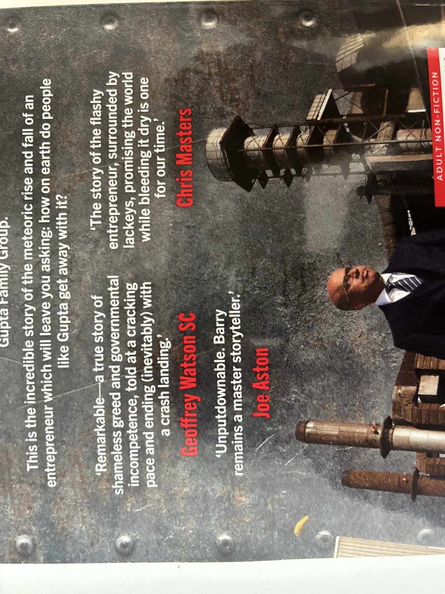 TheRealPBarry's tweet photo. Woohoo! This arrived in the post today. My new book, The Big Steal, How steel tycoon Sanjeev Gupta fooled Australia and the world. It’s a ripper! In the shops at the end of August. https://t.co/IorXDvatrW